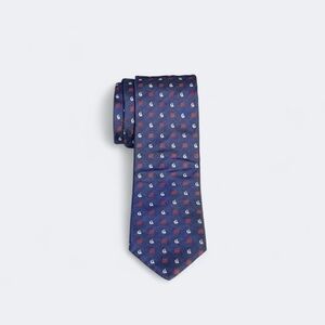 NWT Hugo Boss Nautical Theme Silk Tie In Blue / Red / White